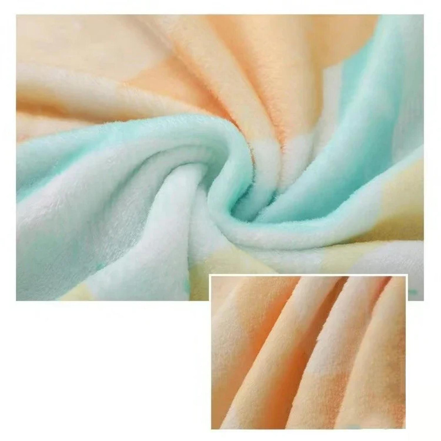 Boho Navajo Muster Fleece Überwurfdecke in Grau, B/B: 150 x 200 cm - Bild 1