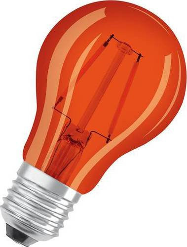 Osram LED Leuchtmittel E27 Orange, 2,5 W, Durchmesser: 6 cm, Höhe: 10,5 cm - Bild 1