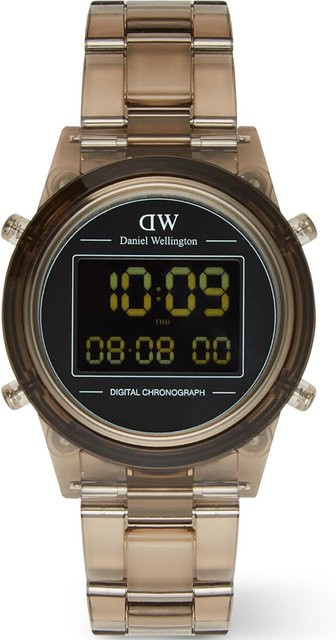 Daniel Wellington Digitaluhr, Quarz, Edelstahl, 36 mm, Unisex, Grau - Bild 1
