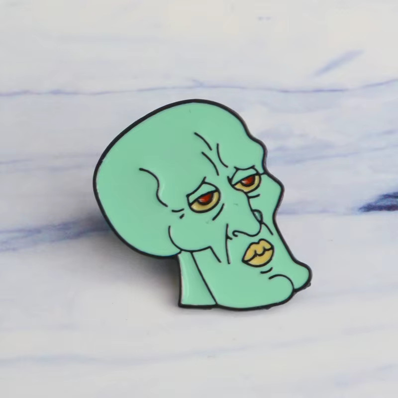 Tintenfisch Emaille Pin, Cartoon Anime Icons, Kinder - Bild 3