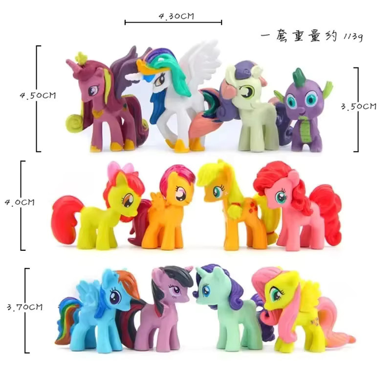 Bandai My Little Pony Actionfiguren, 12-teiliges Set, Twilight Sparkle - Bild 3