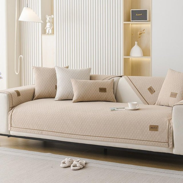 Super Six Chenille-Sofakissen mit abnehmbarem Bezug, quadratisch, B/B/H: 70 x 70 x 70 cm - Bild 1