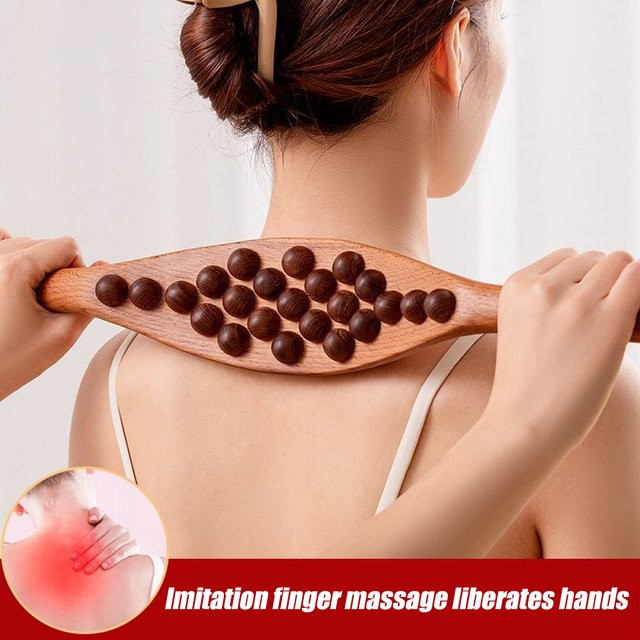 BOTQTOW Guasha-Massagestab aus Holz, Unisex, Körper - Bild 1