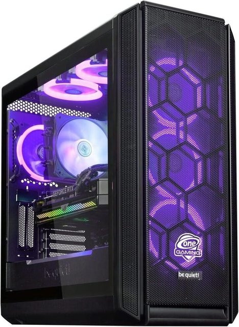 ONE GAMING High End Gaming PC AR022 in Schwarz mit AMD Ryzen 7 9700X, RX 9070 XT, 32GB RAM, 2 TB NVMe SSD und Windows 11 - Bild 1