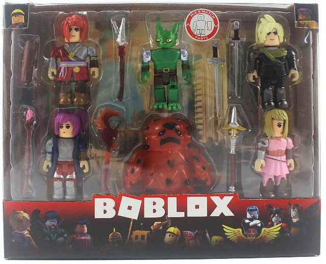 BOBLOX Zero World Actionfiguren mit Waffen Zubehör 6-teiliges Set - Bild 1