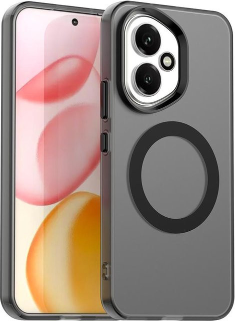 Magnetische kabellose Ladecase Schutzhülle für Honor 400, 400 Pro und 400 Lite in Transparent - Bild 1