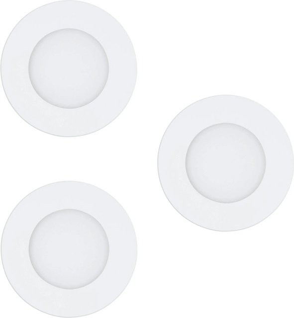 Eglo LED-Einbauleuchte Fueva-Z Rund Weiß, 3er Set, ZigBee, dimmbar, IP44 - Bild 1