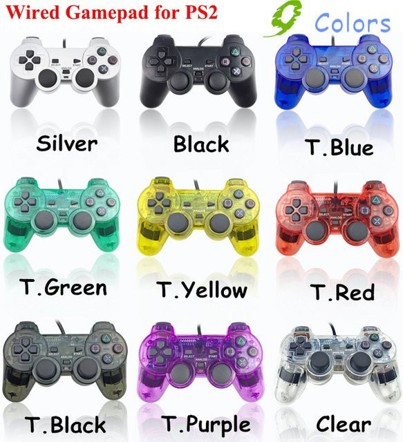 Sony Wired Gamepad für PS2 Konsole in Multicolor Retro-Design - Bild 1