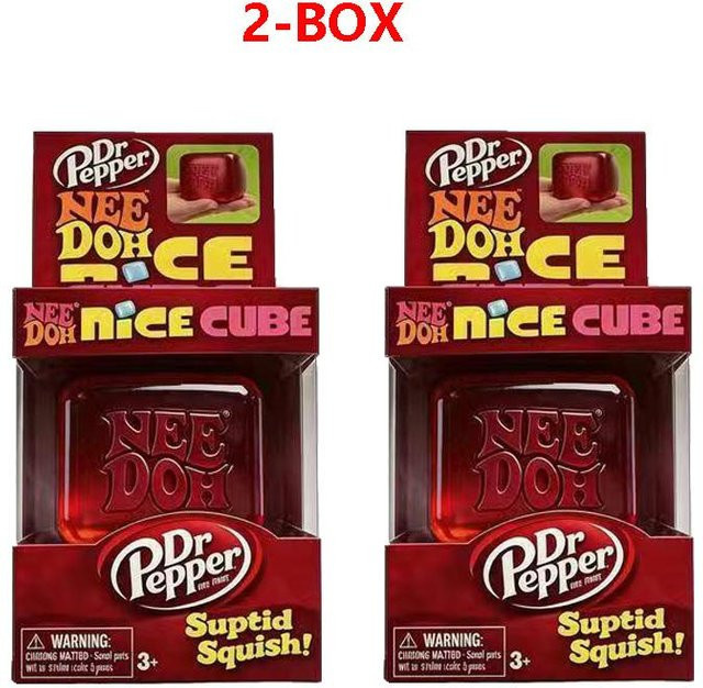 Dr Pepper NeeDoh Nice Cube Squishy, Stressabbau Spielzeug, Fidget Würfel - Bild 1