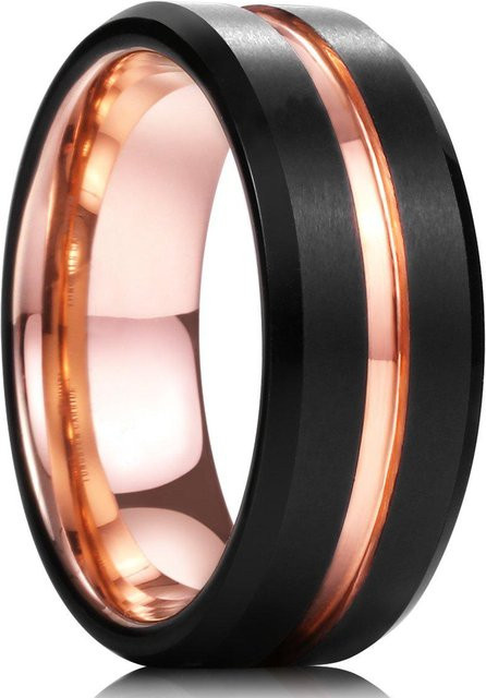 Ring Edelstahl, Lila, Abalone Shell, Unisex - Bild 1