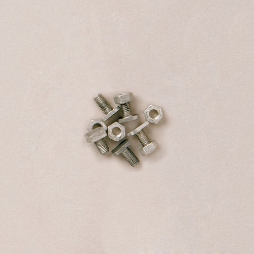 VITAVIA Universal-Schrauben und Muttersatz aus Metall in Silber - Bild 1