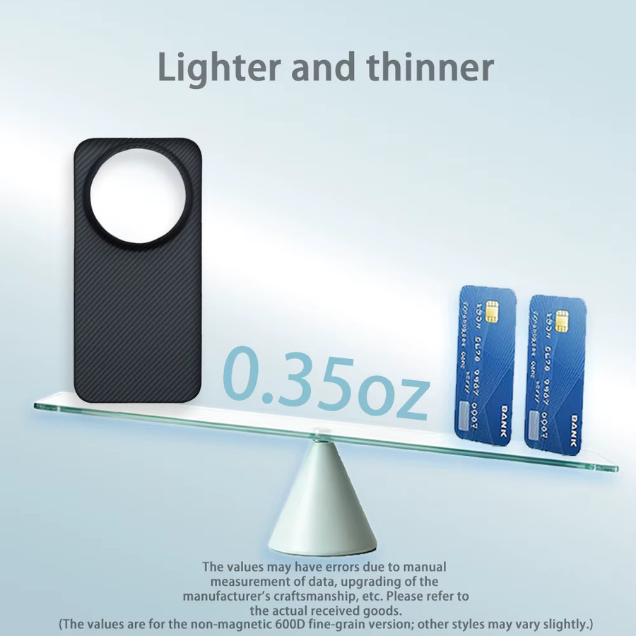 Stoßfeste Aramid-Carbonfaser-Schutzhülle für Xiaomi 17 Ultra in Schwarz - Bild 2