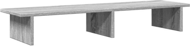 vidaXL Monitorständer aus Holzwerkstoff in Grau Sonoma, B/T/H: 100 x 27 x 15 cm - Bild 1