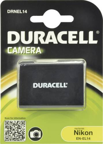 Duracell EN-EL14 Lithium-Ionen Kamera-Akku für Nikon CoolPix P7000 und D3100, 7.4V, 950mAh, Schwarz - Bild 2