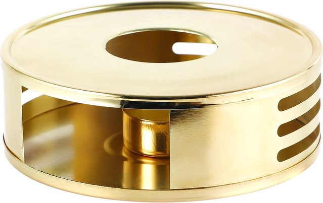 ECHTWERK Stövchen aus Edelstahl in Gold, rund - Bild 1