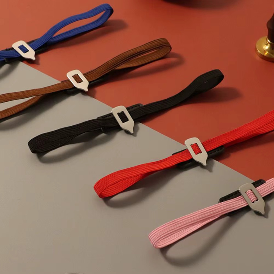 Elastisches Lesezeichen mit Metallzeiger in Braun und Multicolour - Bild 3