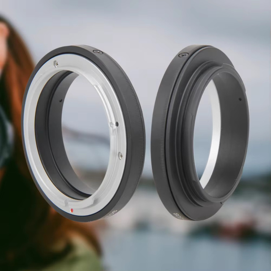 Canon FD-EOS Objektivadapter für Canon FD-Objektive auf Canon EoS EF-Mount Kameras, Schwarz - Bild 2