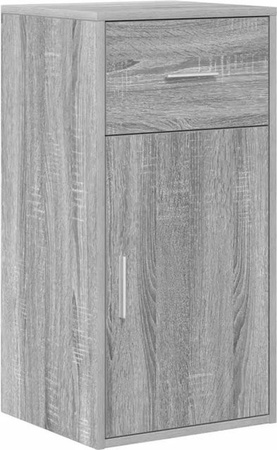 vidaXL Sideboard in Grau Sonoma, modernes Design für Wohn- und Esszimmer, B/T/H: 38 x 34,5 x 75 cm