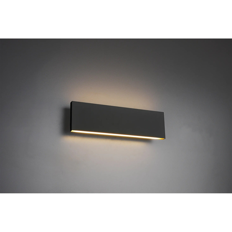 Trio Leuchten Concha LED-Wandlampe Anthrazit dimmbar H: 28 cm, B: 8 cm, T: 3 cm - Bild 2