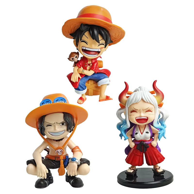 Bandai One Piece Piraten, Q-Version Cartoon Anime Spiel Charakter Figur, Einzelfigur - Bild 2