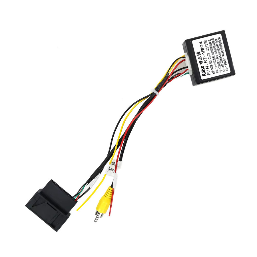 NAVIFANS Android OS Autoradio-Kabel Rückfahrkamera-Konverter für Volkswagen Golf 5 6 Polo Passat Tiguan Jetta Touran und Skoda in Schwarz - Bild 2