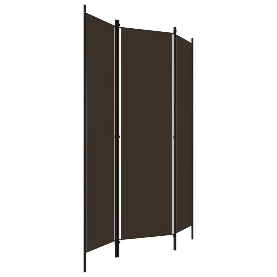 VIDAXL Sichtschutz Trennwand mit 3 Paneelen in Braun, B/H: 150 x 180 cm - Bild 3