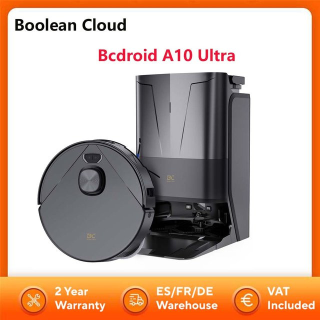 Boolean Cloud Bcdroid A10 Ultra Roboterstaubsauger mit Wischfunktion, 25.000 Pa Saugleistung und All-in-One-Selbstreinigungsstation sowie KI-Hinderniserkennung - Bild 1