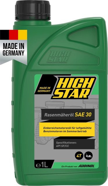 High Star Rasenmäheröl SAE 30, 1 l - Bild 1
