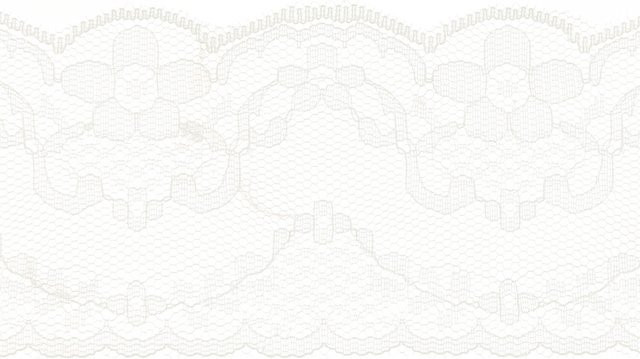 Rico Design Paper Poetry Spitzenband Blümchen in Off-White aus Nylon - Bild 1
