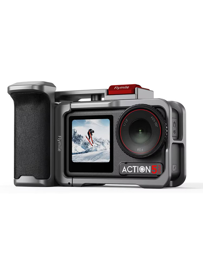 Flymile Action 5 Pro Fotografie Griff Kit mit Shutter Bundle für DJI Osmo Action 4 und Action 3 Zubehör - Bild 6