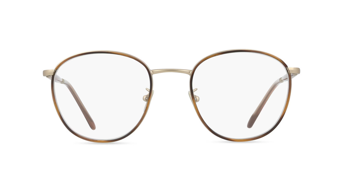 Giorgio Armani 0AR5161J Korrektionsbrille, Panto, Vollrand, Metall, Gold, Herren - Bild 1