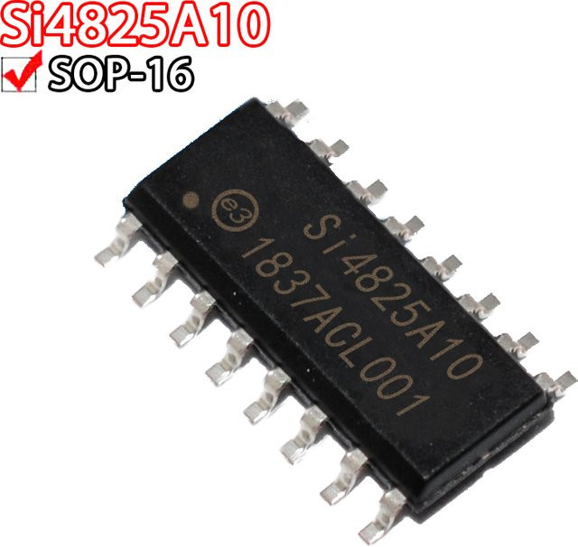 Si Tai&SH Si4825A10-CSR SI4825 Chip SOP16 Vollband-Radio in Schwarz, 5 Stück - Bild 1