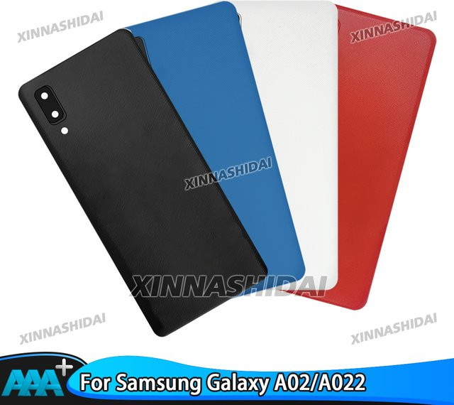 Samsung Galaxy A02 / A022 Ersatz-Batterie-Rückseite in Schwarz für Handy-Reparaturen - Bild 1