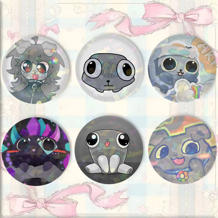 Kayou D-Dandys World P-Pebble Abzeichen, Runde Cosplay-Pins, Brosche - Bild 3