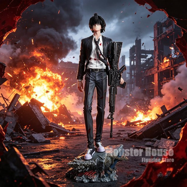 Bandai Chainsaw Man Teufelskanone Actionfigur, 31cm - Bild 1