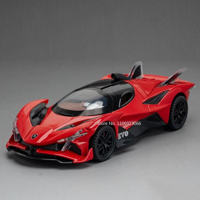 Linyi toy car Apollo Evo Ie Sportwagen, 1:32, Metall-Druckguss, Pull-Back, ab 14 Jahren - Bild 1