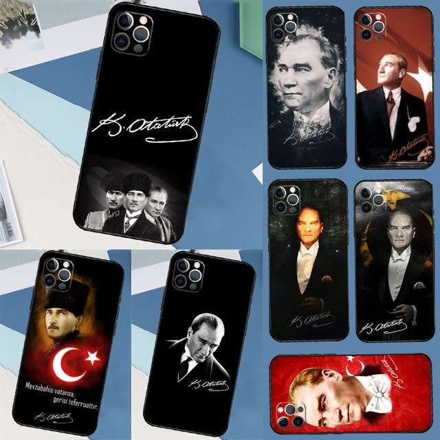 Mustafa Kemal Atatürk Signature Schutzhülle für Samsung Galaxy A55 A35 A15 A12 A32 A52 A36 A56 A26 A16 A53 A33 A13 A14 A34 A54 A17 - Bild 1