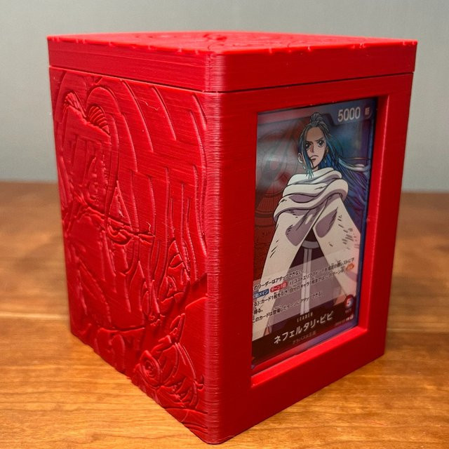 One Piece Rote-Haarige Shanks Deckbox, Kartenaufbewahrungsbox, Harz - Bild 1