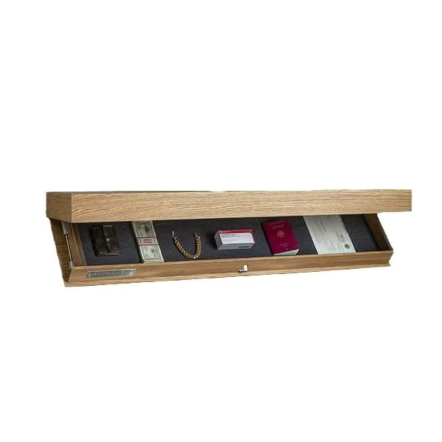 Magicflap Designer Wandregal aus Holz mit multifunktionalem Geheimfach zur Wandmontage - Bild 3