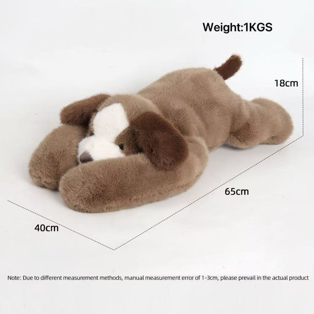 Yiran toy Langarm Kuscheltier, Armbeschwert, Weiches Plüschkissen, Hundespielzeug, 65cm - Bild 1
