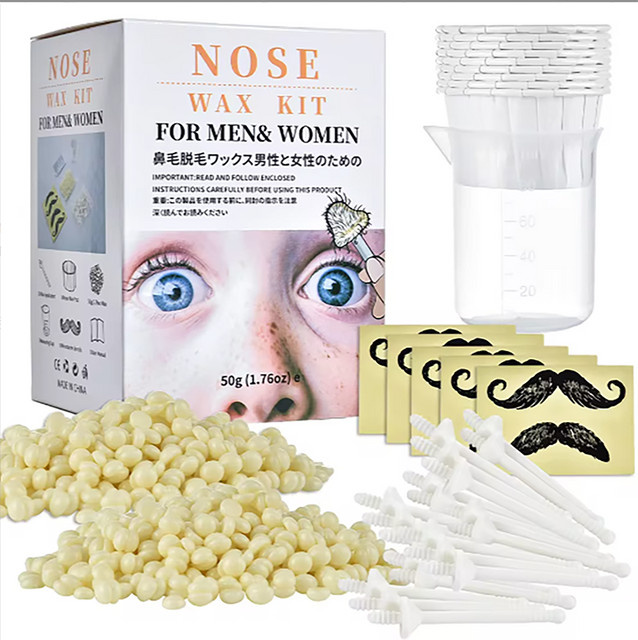 XMSJ Wachsperlen-Set Nasenhaartrimmen, Unisex - Bild 1