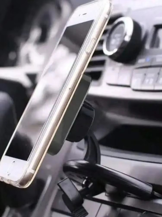Universelle Telefonhalterung für den Auto-CD-Steckplatz mit 360 Grad Rotation in Schwarz - Bild 7