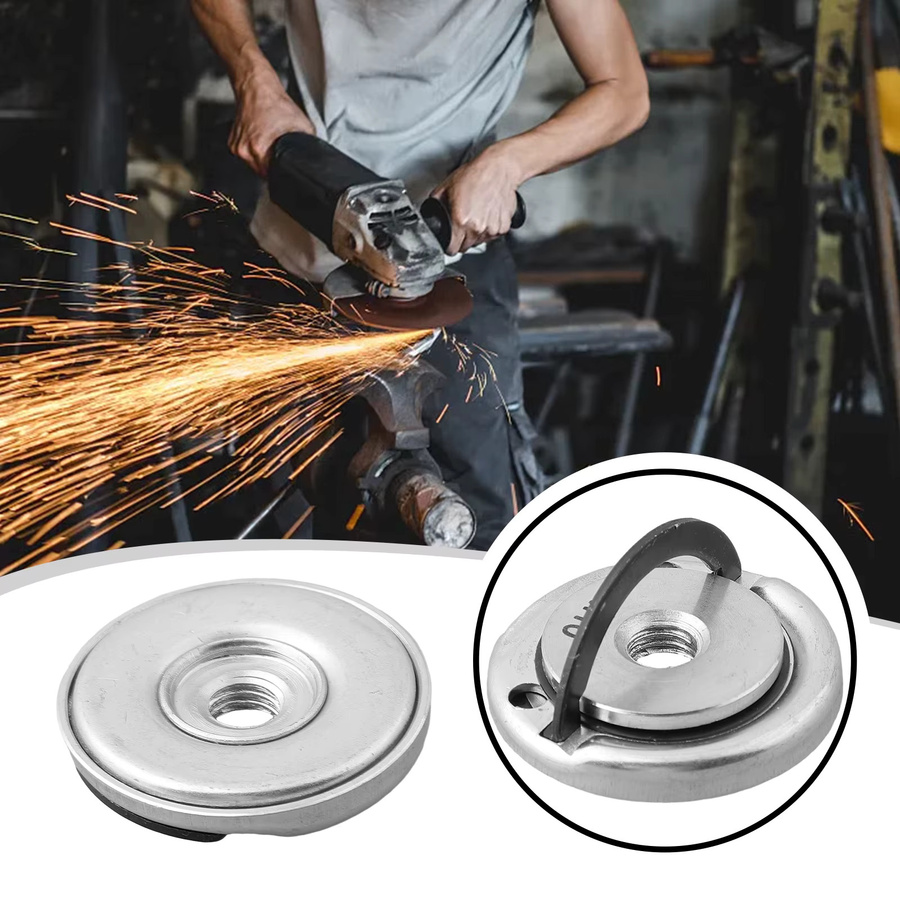 DAZZLEEX M10 Schnellspann-Flanschmutter selbstsichernd in Silber - Bild 2
