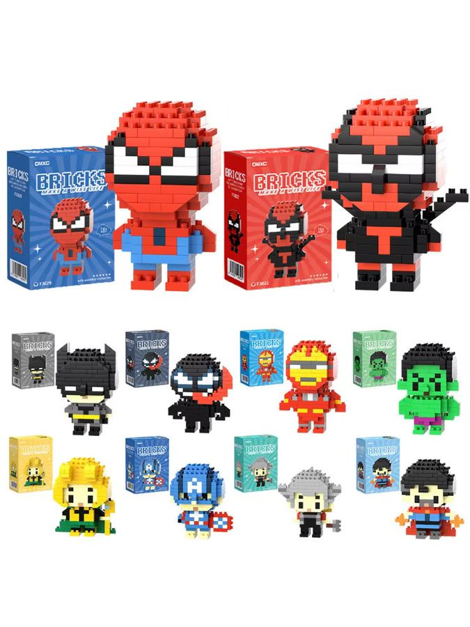 Marvel Spider-Man Deadpool & Venom Iron Man Batman, Bausteine, Superheld, ab 14 Jahren - Bild 4