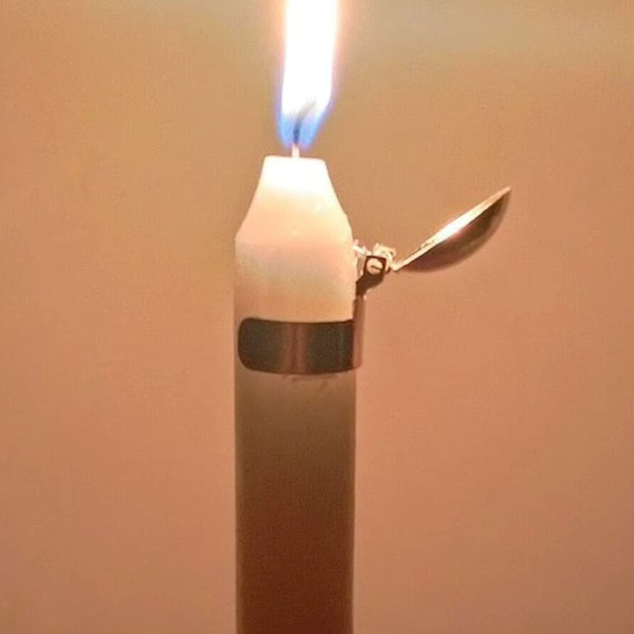 JOCESTYLE Automatischer Kerzenlöscher in Silber für sicheres Löschen der Flamme - Bild 2