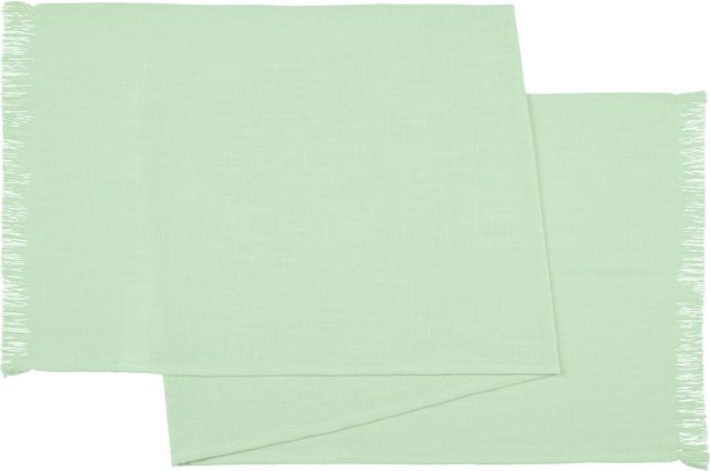 Mömax Tischläufer Candy in Mintgrün aus Baumwolle B/H: 45 x 170 cm - Bild 1