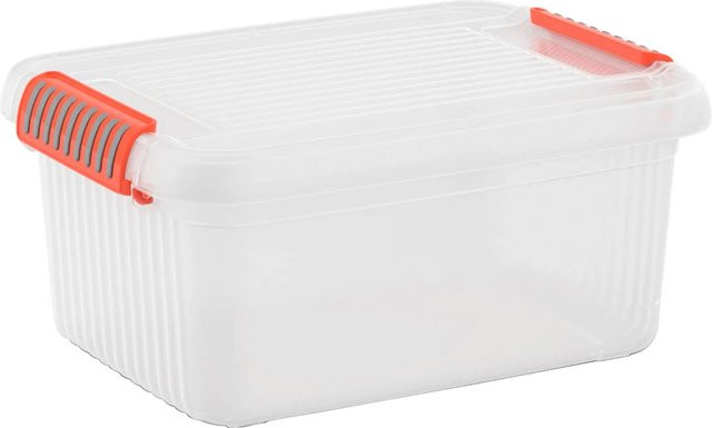 Aufbewahrungsbox K-Latch S mit Deckel von Kis in Transparent - Bild 1