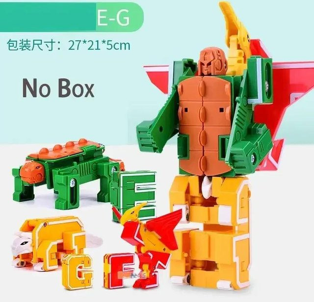 Yiran toy 1 Dinosaurier Krieger, Verformbare Actionfiguren, Roboter Spielzeug, ab 18 Jahre - Bild 1