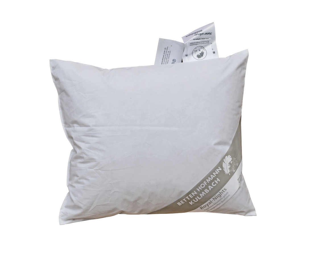 Betten Hofmann Relax Daunenkissen in Weiß, B/H: 40 x 40 cm - Bild 1