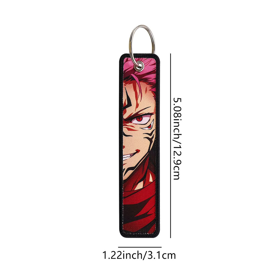 Bandai Schlüsselanhänger, Anime-Charakter Stickerei, Unisex - Bild 2